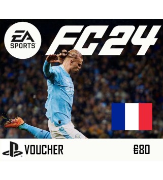 EA Sports FC 24 PlayStation Network Card €80 FR PlayStation 5 Key 
